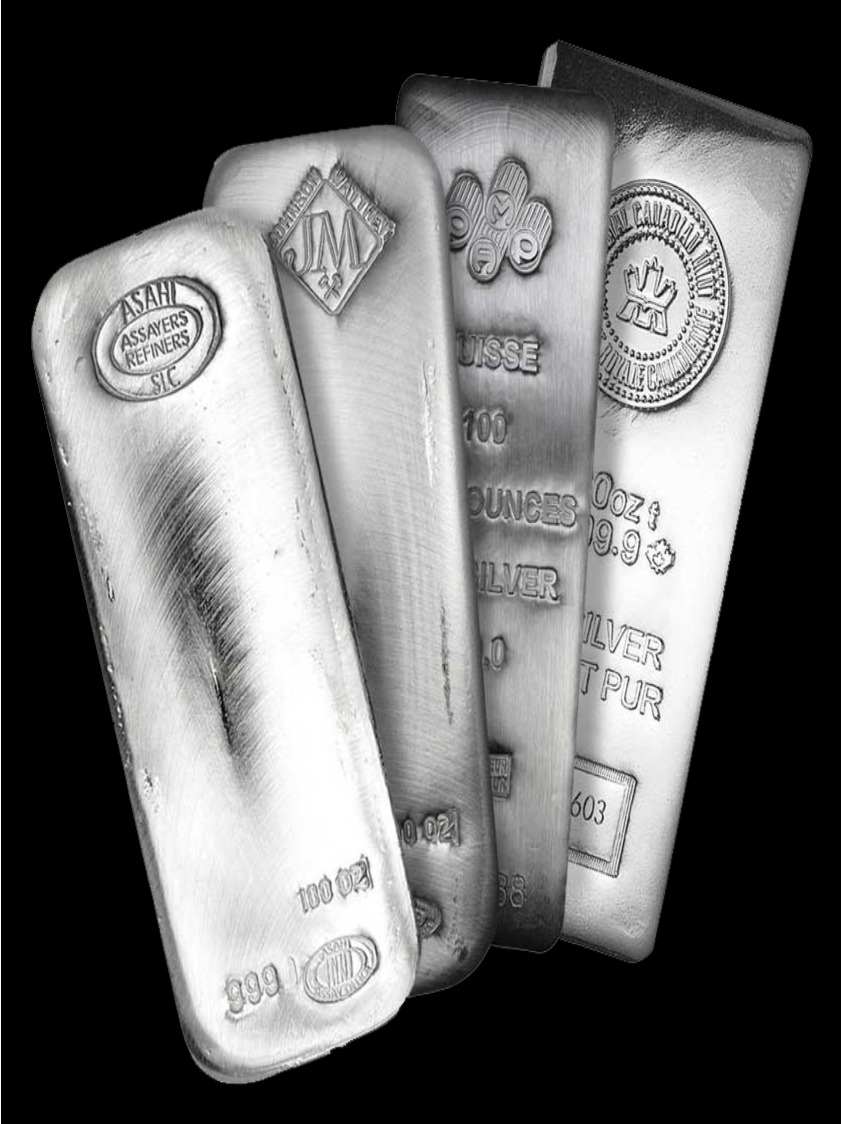 100 oz Silver Bar ( Random Brands )